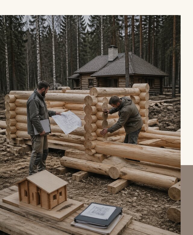 Проектирование и строительство домов из бревна в Медногорске